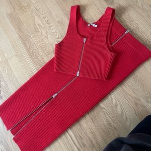 Alexander Wang T Ribbed Set